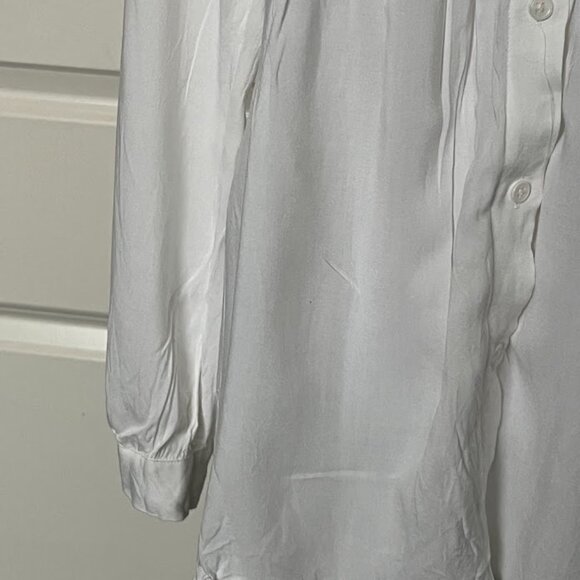 Sundance White Ruffle Boho Long Sleeve Blouse Top Size XS - Picture 11 of 15